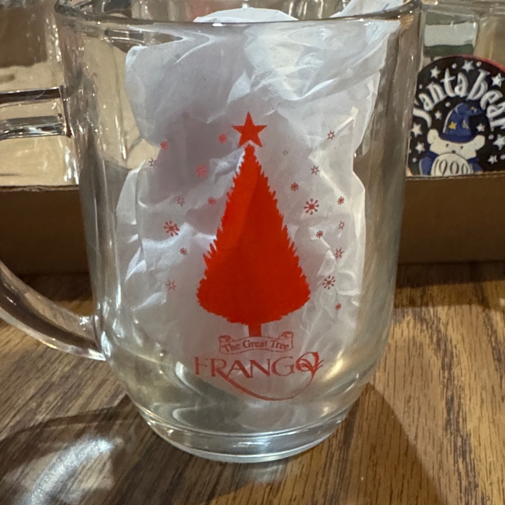Frango Holiday Glass Mug 2015 The Walnut Room